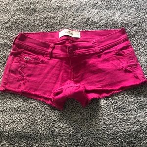 Pink Hollister shorts